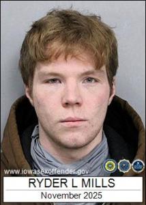 Ryder Lee Mills a registered Sex Offender of Iowa