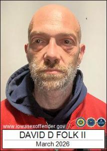 David Dane Folk II a registered Sex Offender of Iowa