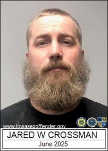 Jared Wayne Crossman a registered Sex Offender of Iowa