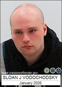 Sloan James Vodochodsky a registered Sex Offender of Iowa