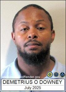 Demetrius Oran Downey a registered Sex or Violent Offender of Indiana