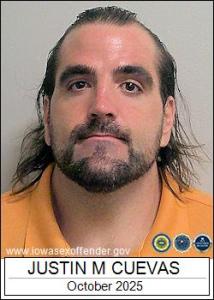 Justin Michael Cuevas a registered Sex Offender of Iowa