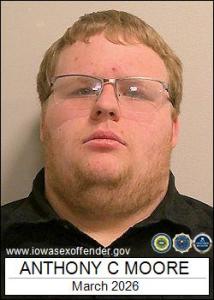 Anthony Charles Moore a registered Sex Offender of Iowa