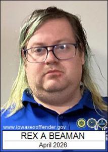 Rex Alan Lee Beaman a registered Sex Offender of Iowa