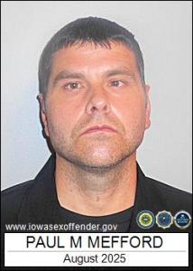 Paul Michael Mefford a registered Sex Offender of Iowa