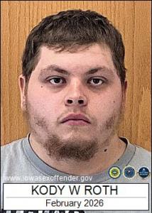 Kody Walter Roth a registered Sex Offender of Iowa
