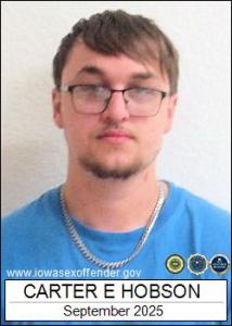Carter Ellis Hobson a registered Sex Offender of Iowa