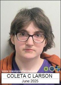 Coleta Carolyn Larson a registered Sex Offender of Iowa