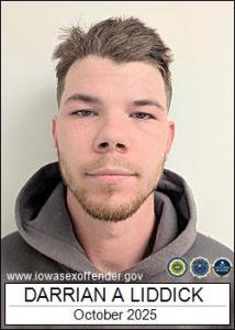 Darrian Andrew-wayne Liddick a registered Sex Offender of Iowa