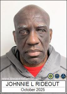 Johnnie Lee Rideout a registered Sex Offender of Iowa
