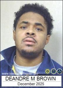 Deandre Montez Brown a registered Sex Offender of Iowa