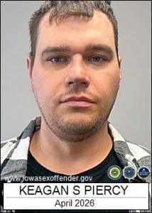 Keagan Stephen Piercy a registered Sex Offender of Iowa