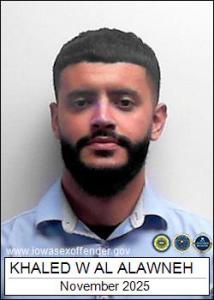 Khaled Walid Al Alawneh a registered Sex Offender of Iowa