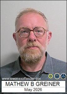 Mathew Bruce Greiner a registered Sex Offender of Iowa