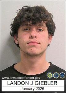 Landon Joseph Giebler a registered Sex Offender of Iowa