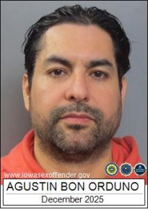 Agustin Bon Orduno a registered Sex Offender of Iowa