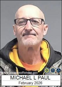 Michael Loudel Paul a registered Sex Offender of Iowa