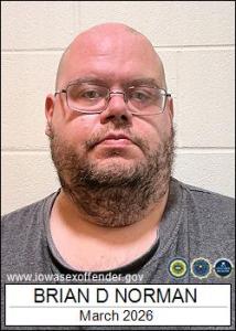 Brian David Norman a registered Sex Offender of Iowa