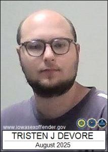 Tristen Jacab Devore a registered Sex Offender of Iowa