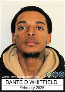 Dante Dermaine Whitfield a registered Sex Offender of Iowa