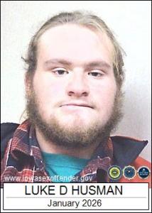 Luke David Husman a registered Sex Offender of Iowa
