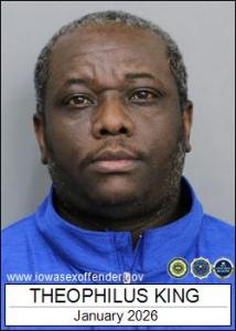 Theophilus King a registered Sex Offender of Iowa