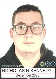 Nicholas Noel Kennedy a registered Sex Offender of Iowa