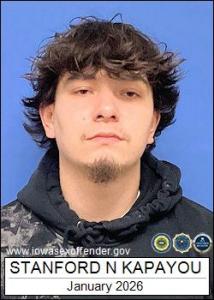 Stanford Nisan-akedis Kapayou a registered Sex Offender of Iowa