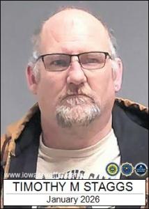 Timothy Michael Staggs a registered Sex Offender of Iowa