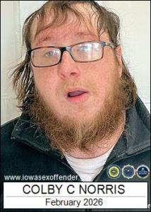 Colby Christopher Norris a registered Sex Offender of Iowa