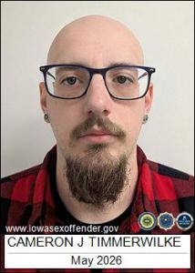 Cameron Joseph Timmerwilke a registered Sex Offender of Iowa