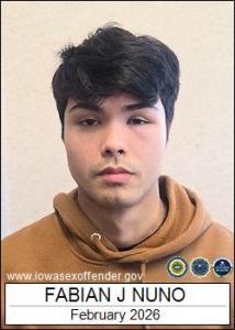 Fabian Jacob Nuno a registered Sex Offender of Iowa