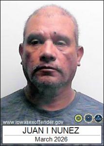 Juan Ignacio Nunez a registered Sex Offender of Iowa