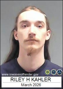 Riley Hugh Kahler a registered Sex Offender of Iowa