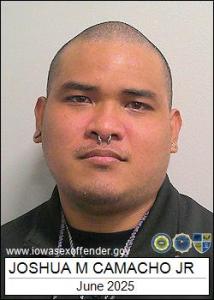 Joshua Michael Camacho Jr a registered Sex Offender of Iowa