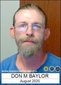 Don Melvin Baylor a registered Sex Offender of Iowa