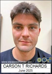 Carson Tate Richards a registered Sex Offender of Iowa
