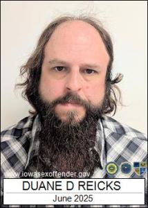 Duane David Reicks a registered Sex Offender of Iowa