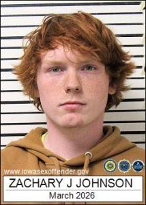 Zachary John Johnson a registered Sex Offender of Iowa
