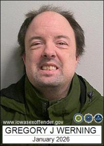 Gregory John Werning a registered Sex Offender of Iowa