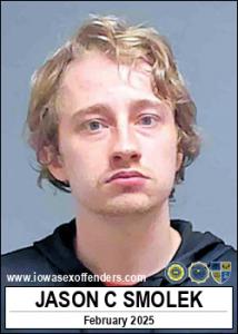 Jason Chirstian Smolek a registered Sex Offender of Iowa