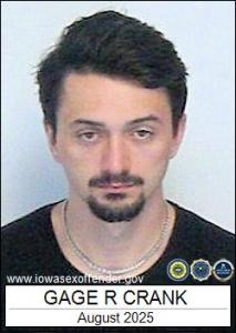 Gage Ryan Crank a registered Sex Offender of Iowa