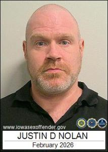 Justin Daniel Nolan a registered Sex Offender of Iowa