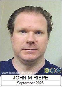 John Michael Riepe a registered Sex Offender of Iowa