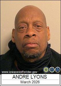 Andre Lyons a registered Sex Offender of Iowa