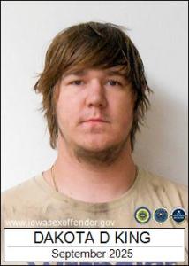 Dakota David King a registered Sex Offender of Iowa