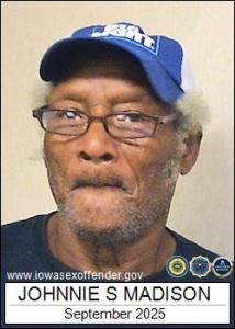 Johnnie Sydney Madison a registered Sex Offender of Iowa