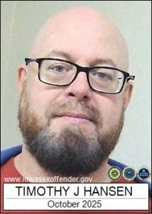 Timothy John Hansen a registered Sex Offender of Iowa