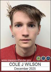 Cole Justin Wilson a registered Sex Offender of Iowa