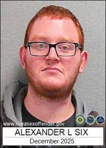 Alexander Lee Six a registered Sex Offender of Iowa